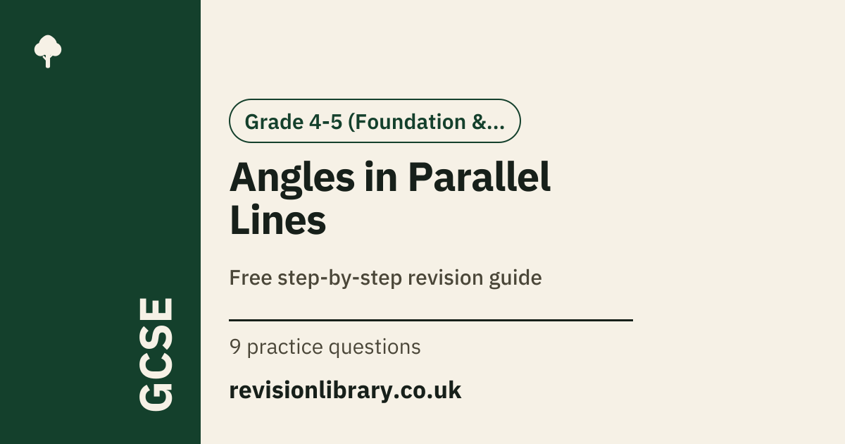 Angles in Parallel Lines: Definition & Examples | GCSE Maths