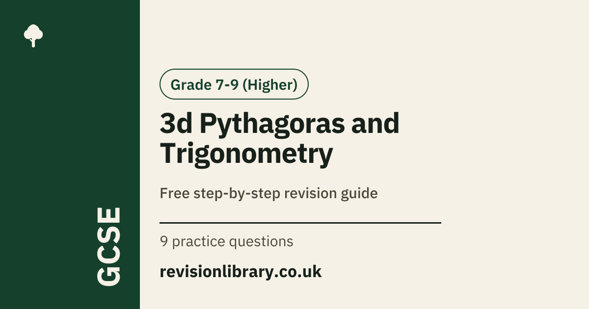 3d Pythagoras and Trigonometry Explained | GCSE Maths