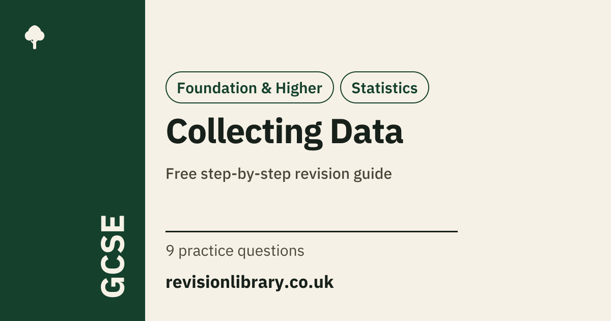 Collecting Data: Definition & Examples | GCSE Statistics